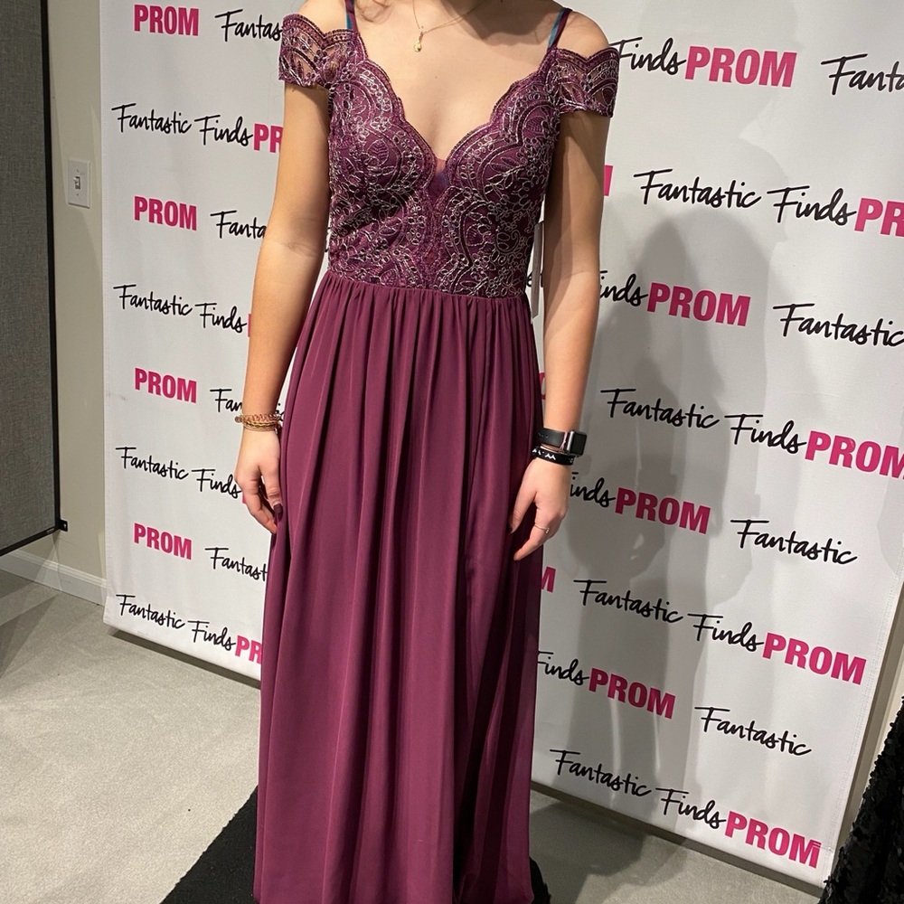 Maroon Prom Dress